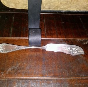Vintage Coin silver master butter knife